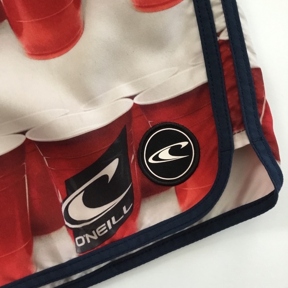 O’Neill Mens Board Shorts Beer Pong Size 34 - Picture 4 of 9